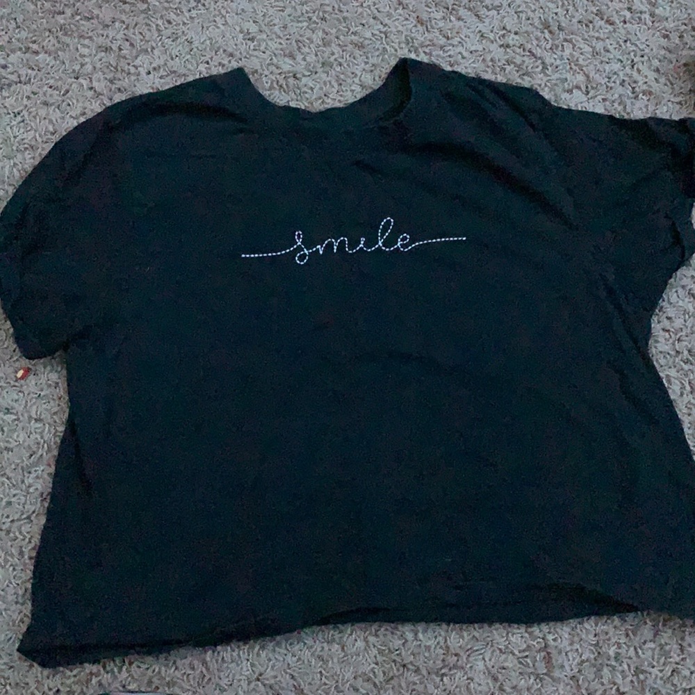 Black with stitching